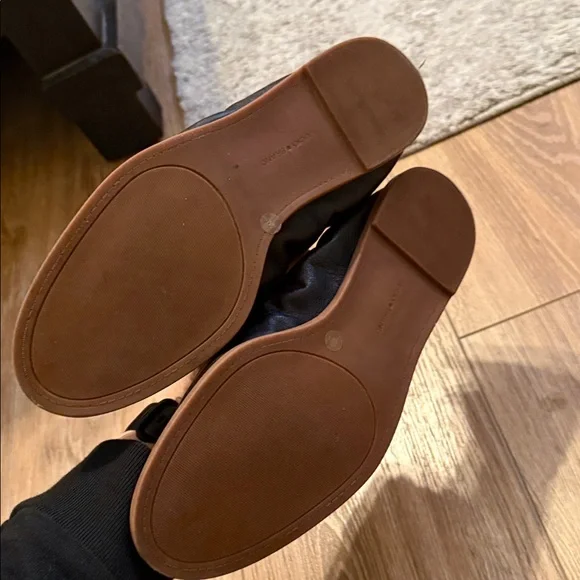 Lucky brand Black Leather Loafers - 9 - Picture 4 of 5